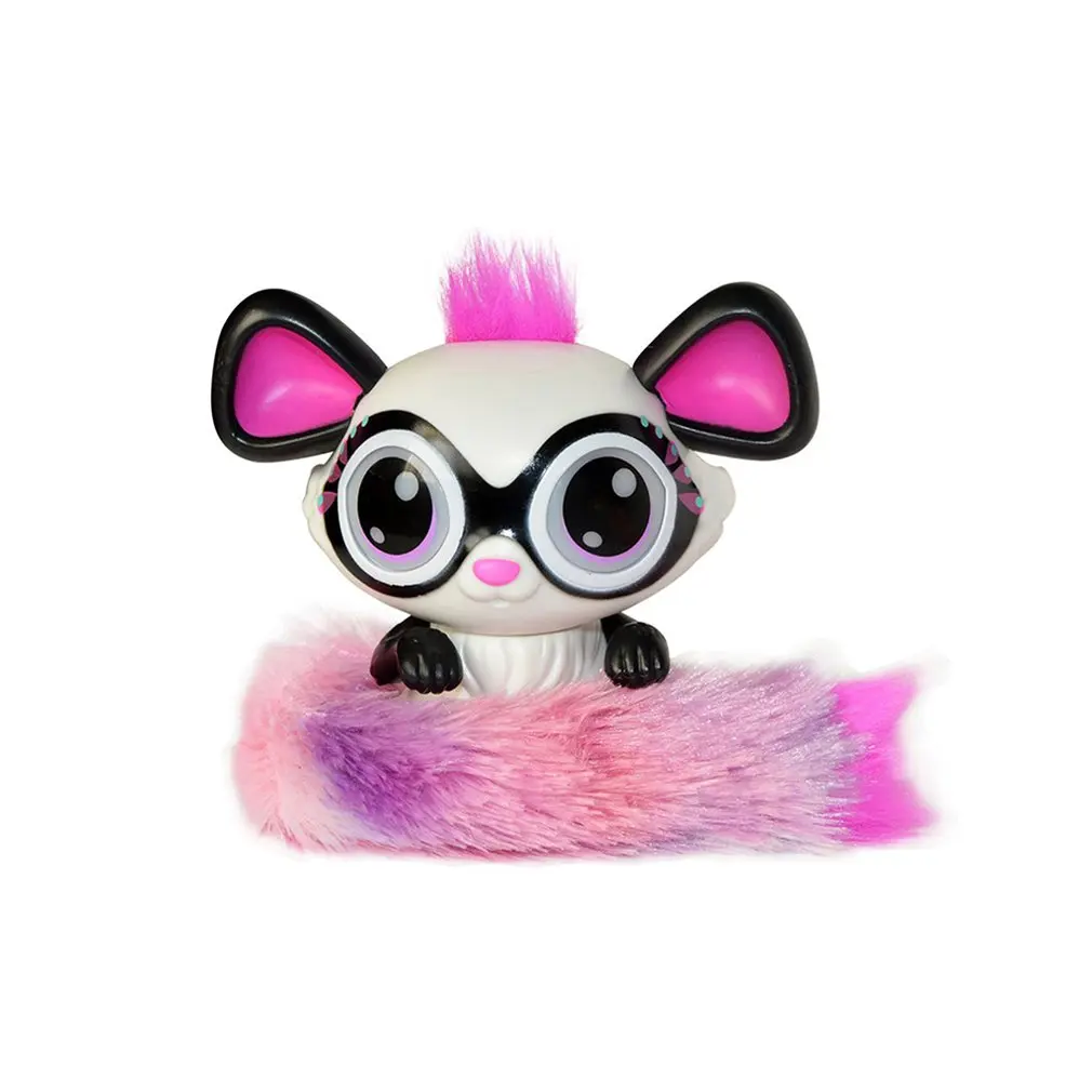Interactive Doll Toy with Colorful Plush Tail Touch Sensor Sound Activated Light Up Toy for Children Birthday Gift