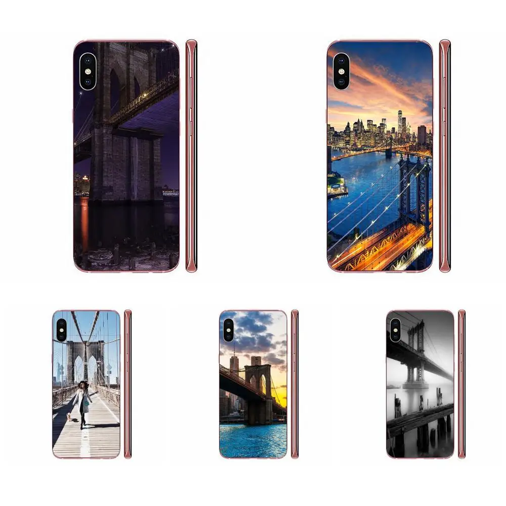 Nyc Brooklyn Bridge New York City для Samsung Galaxy Note 8 9 10 Pro S4 S5 S6 S7 S8 S9 S10 S11 S11E S20 Edge Plus Ultra | Мобильные