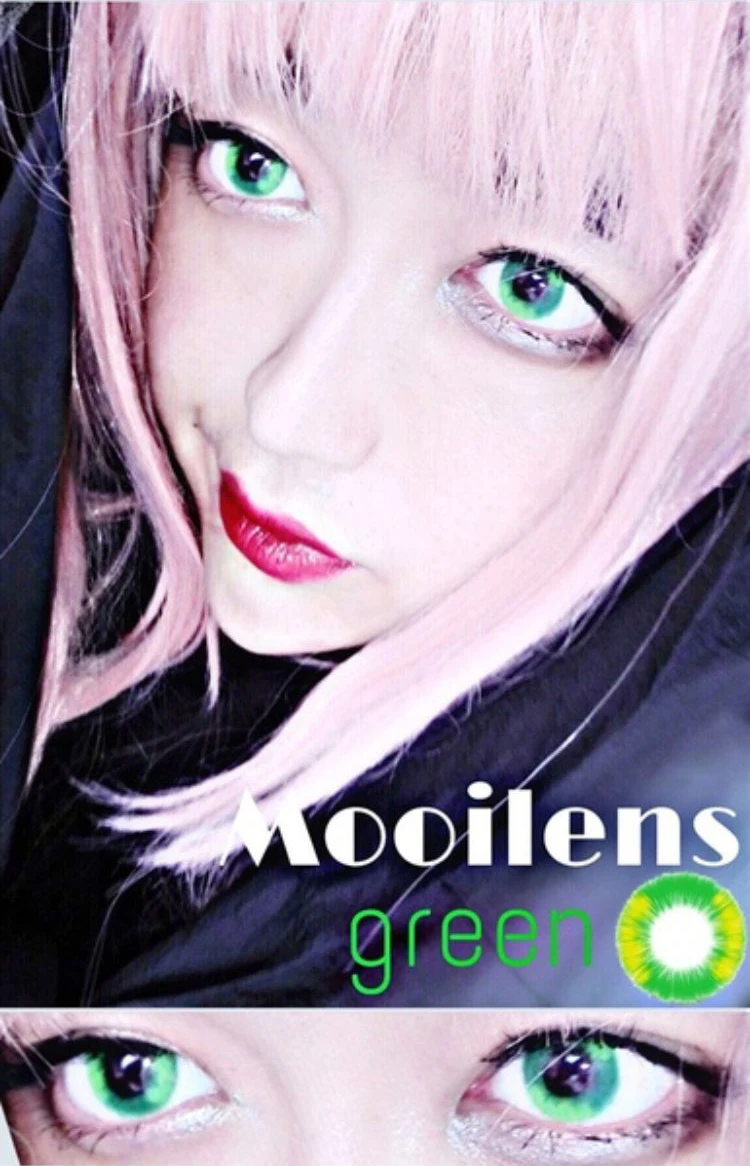 Beautiful Pupil Color Contact Lenses Monthly Throw Female Path 14mm Cute Multicolor Party Gift Cartoon Girl Decoration Cosplay