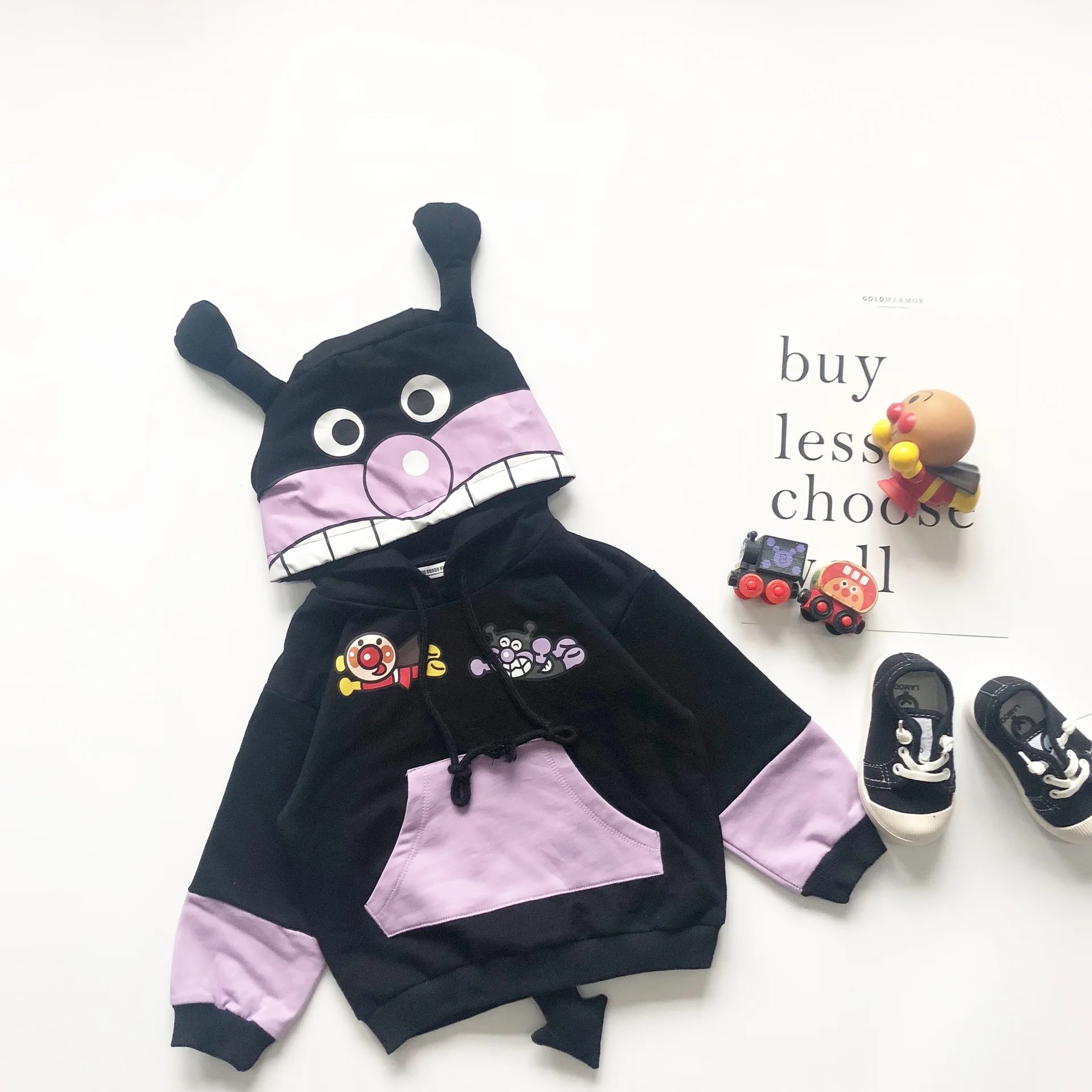 Tonytaobaby/осенне-зимняя одежда новая детская одежда для малышей худи для маленьких девочек и мальчиков с героями мультфильмов