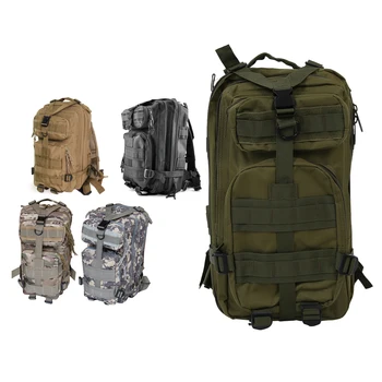 

30L Outdoor Military Rucksacks Backpack Camping Hiking Trekking Bag - Khaki