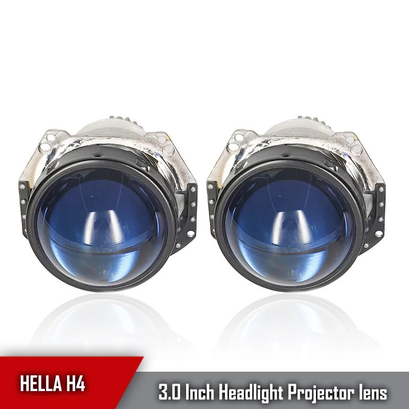 Ксеноновые прожекторы H4 Hella 5 3 0 дюйма модифицированные линзы для D2S D2H ксеноновые