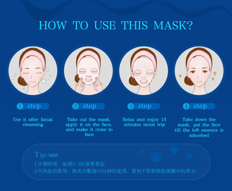 Кварксерия, увлажняющий с гиалуроновой кислотой, коллагеновая маска для лица для ухода за лицом