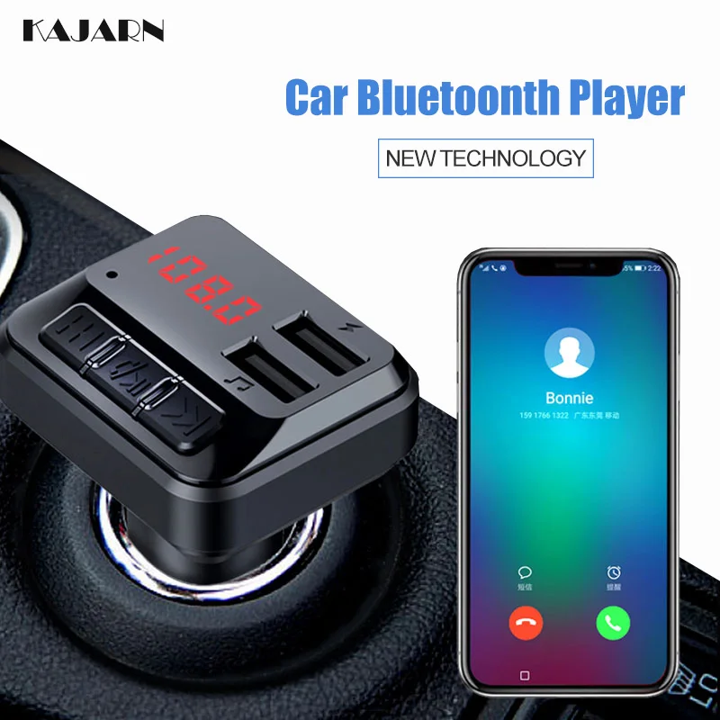 Автомобильный mp3 плеер KAJARN fm-передатчик автомобильный комплект модулятор Handsfree