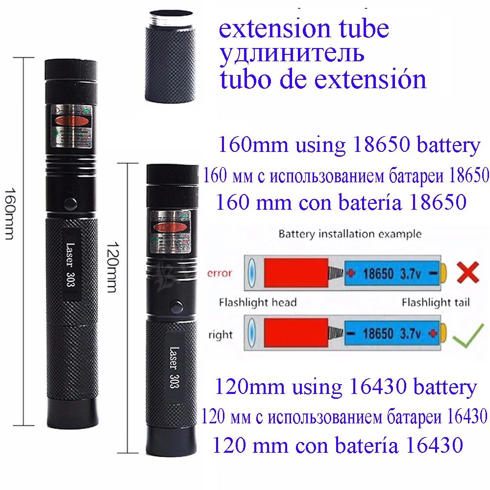 10000 м мощная красная лазерная указка зеленый лазер 303 Синяя лазерная указка ручка Фокус Регулируемый лазерный прицел для охоты с батареей 18650
