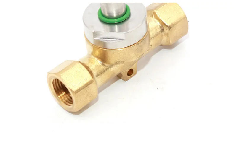 1/2" Hochfrequenz CO2 Magnetventil DN15 Messing Einwegsteuerschalter Ventil Wasserventil AC220V – Detail 5