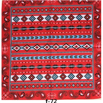

100%Cotton Skeleton Paisley Kerchief Neckerchief Hip Hop Headwear/Hair Bandanas Neck Wrist Wrap Square Scarf for Women/M