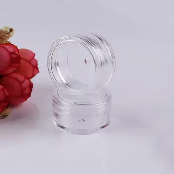 

20PCS 5g Cream Jar Plastic Mini 5ml Cosmetic Empty Pot Sub-bottling Sample Small Bottle Vial Container A1Z3