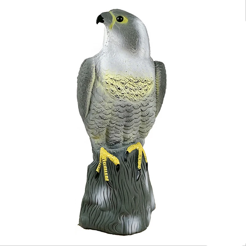 

New Garden Fake Falcon Hawk Hunting Decoy Lawn Bird Pigeon Deterrent Scarer Repeller Plant Protector Garden Sculptures Decor