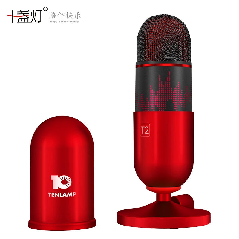 Студийный компьютерный микрофон для записи ПК/ноутбука/прямого эфира/игрового