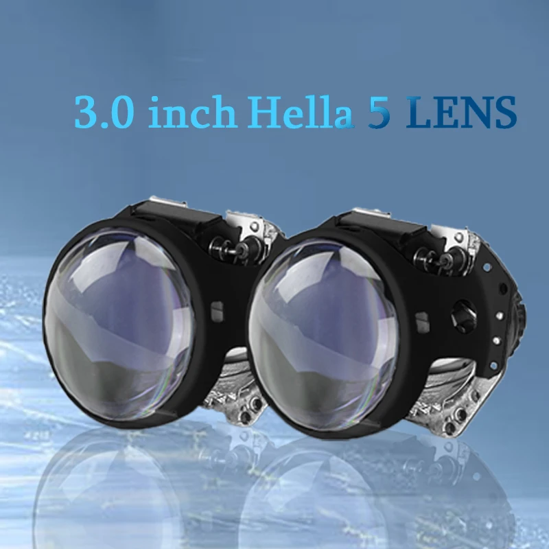 DERI 2 шт. 3,0 дюймов би-ксенон Hid объектив проектора синяя пленка для Hella 5 fit D1S D2 D3 D4 лампы ксеноновые фары для мотоцикла