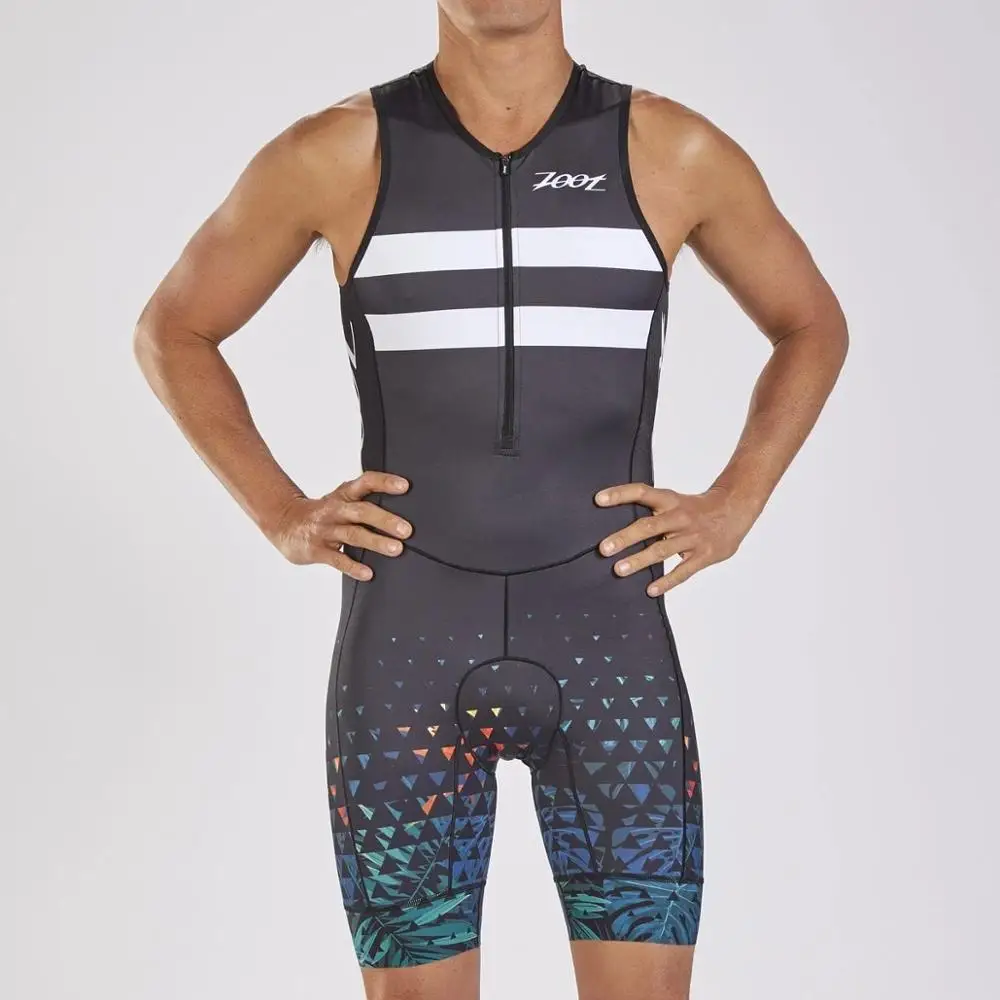 sponge pad Zoot Велоспорт Триатлон без рукавов костюм на заказ skinsuit велосипед speedsuit велосипед Триатлон бег боди Одежда Набор цельный комбинезон - Цвет: sponge pad