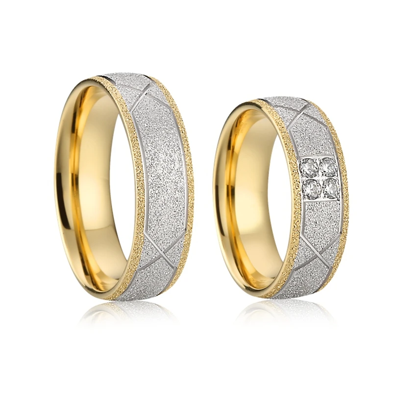 100 шт оптом пользовательские кольца для женщин his and Her Jewellery мужское кольцо