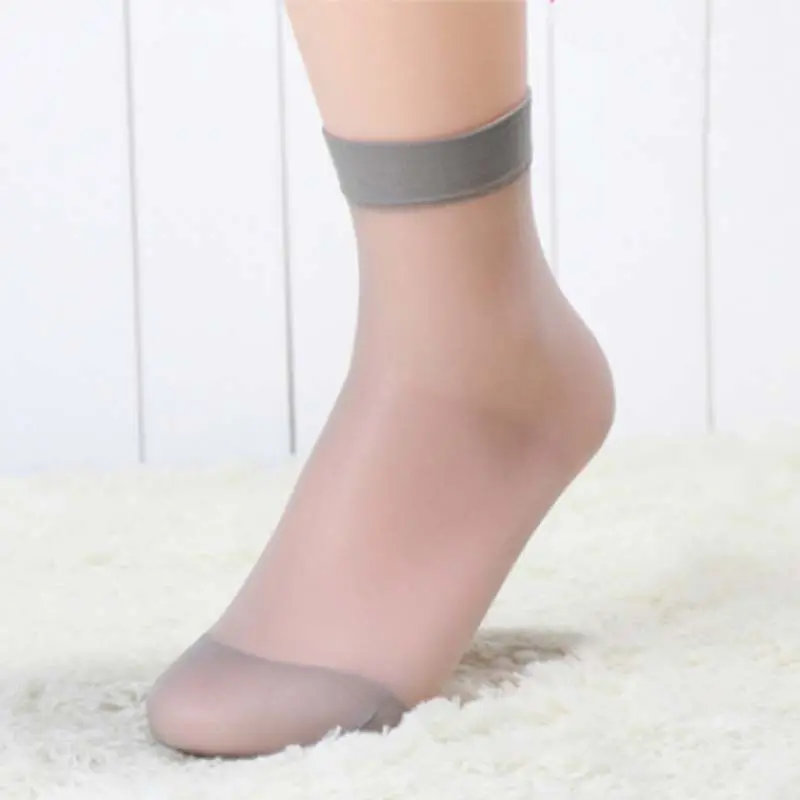 Носки женские блестящие прозрачные 10 пар на весну/лето|summer socks|socks fashionshort socks |