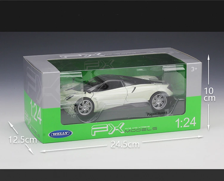 WELLY масштаб 1:24 PAGANI Huayra Классическая Игрушка из металлического сплава модель