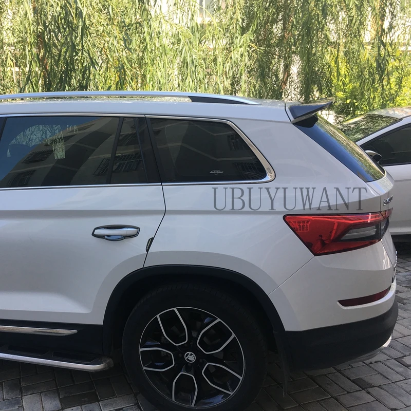 Для Skoda Kodiaq Спойлер ABS Пластик грунтовка Цвет задний багажник загрузки крыла спойлер автомобиля аксессуары