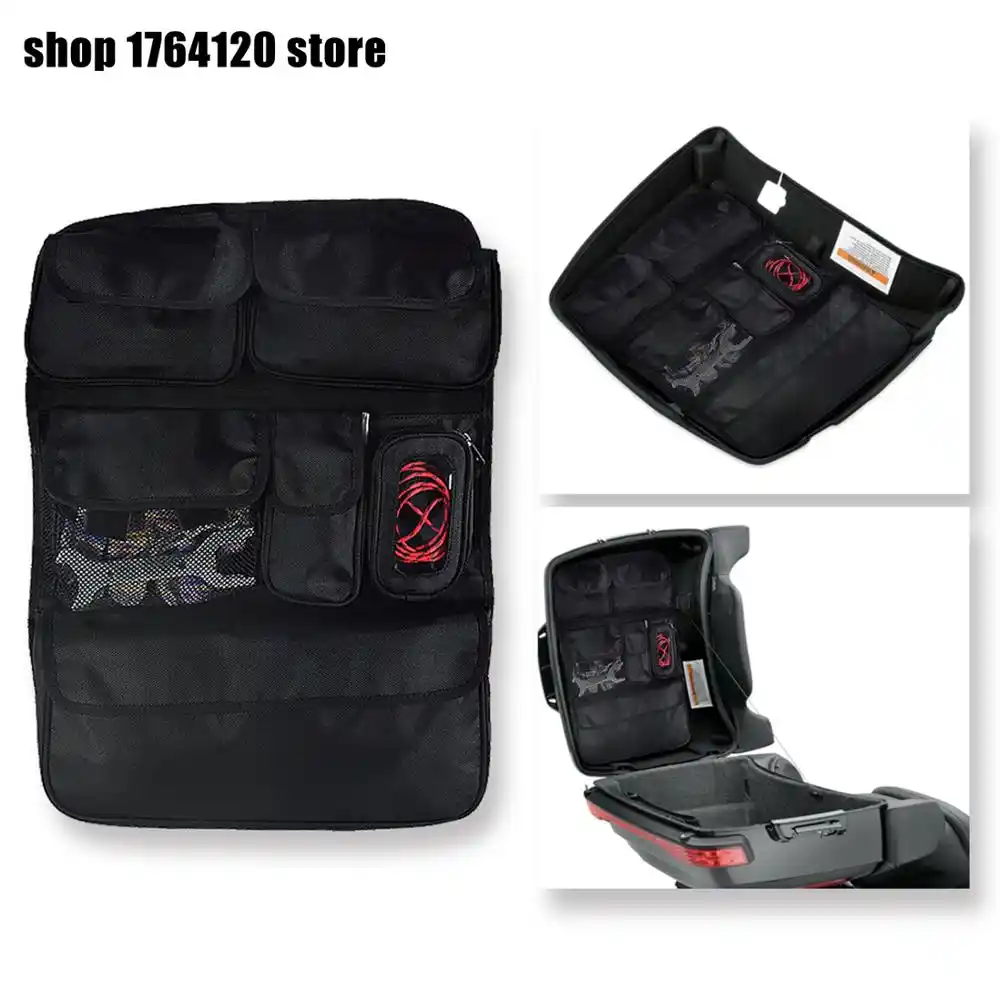1Set Saddlebags Organizer Saddle Bag Wall Tool Storage Case Hard Bags