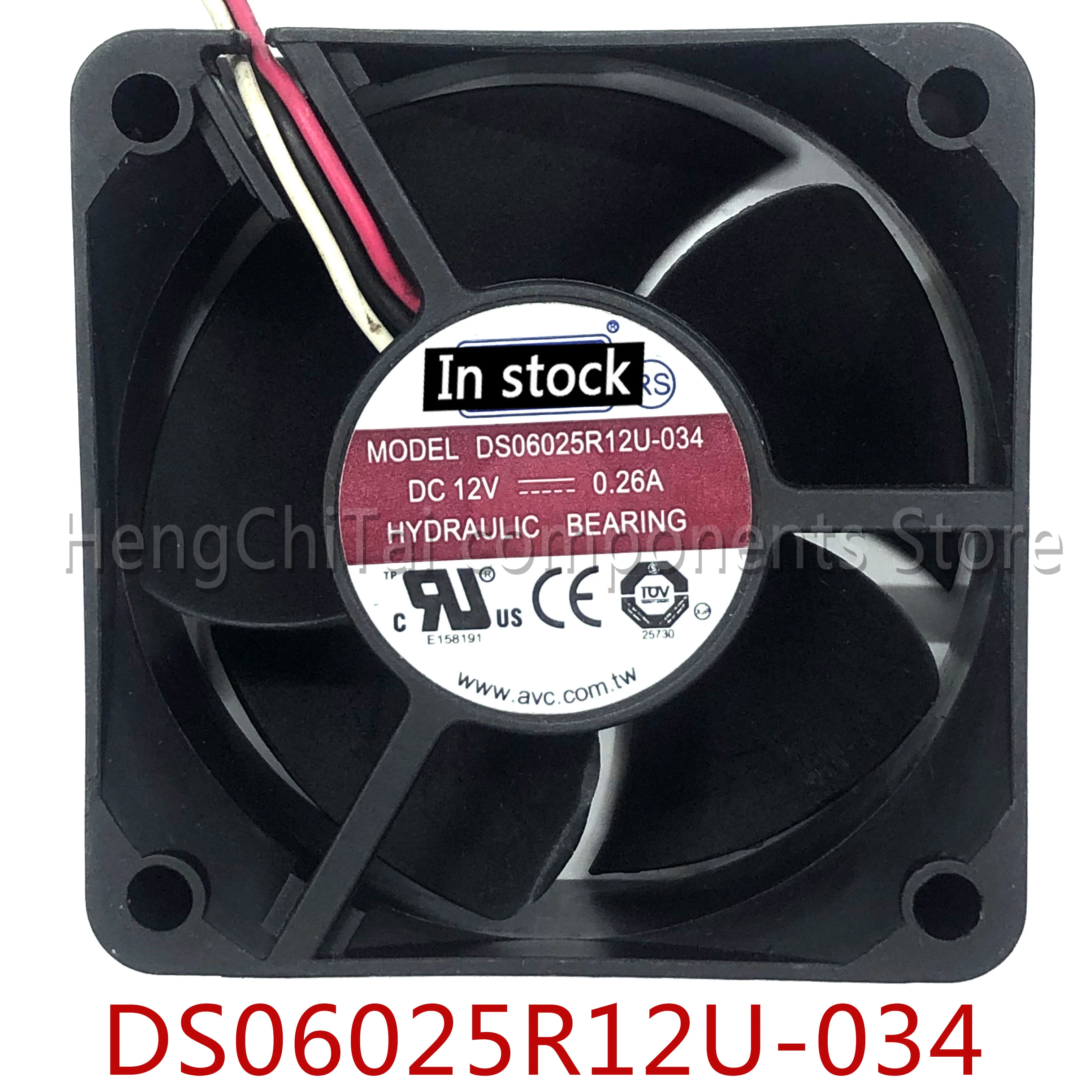 

Оригинальный 100% рабочий Вентилятор охлаждения DS06025R12U 12 В 0.26A 4 провода 60 мм 6025