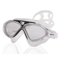 JIEJIA Super Big Adult Waterproof Swim Glasses Swimming glasses Clear Version Diving goggles Professional Anti-Fog Sport Eyewear 1