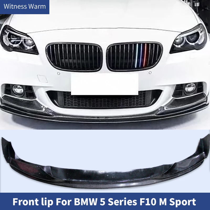 Спойлер передний F10 Frp из углеродного волокна для Bmw 5 серии m Sport Sedan 528i 530i 535i 550i M-tech