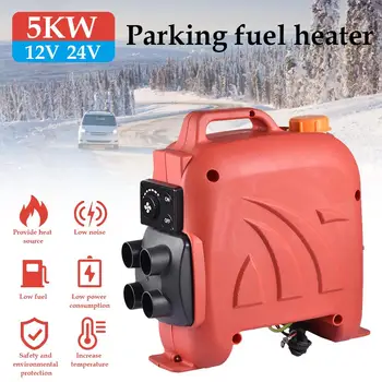 

5KW Diesel Air Heater Parking Fuel Heater for Trucks Boat Touring Car Bus 12V 24V