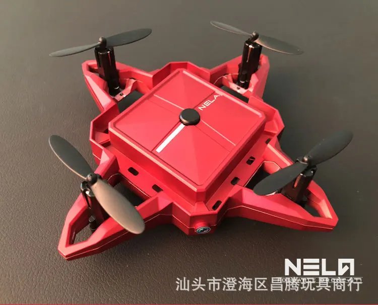 Hot Sales Mini Aircraft Folding Set High Four-axis UAV(Unmanned Aerial Vehicle) High-definition Wifi Aerial Camera Voice Operat