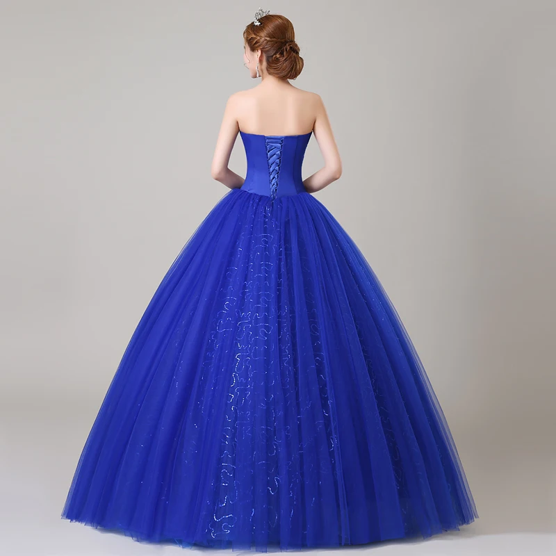 Vestido дебютантное платье для величественного бала платье для празднования 15-летия голубого цвета элегантное Тюлевое длиной до пола бусинки блестки милые 16 платья