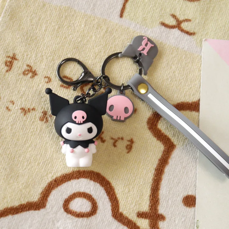I23 Мультфильм куроми брелок ПВХ брелок Pom Purin Cinnamoroll Bad Марка Badtz Maru Милая забавная Новинка Персонализированная подвеска ювелирные изделия - Цвет: I23