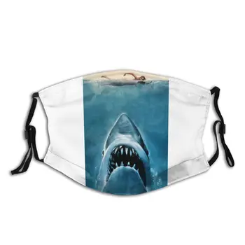 

Jaws Shark Women Reusable Mouth Face Mask Animal Anti Haze Dust Mask With Filters Protection Cover Respirator Mouth Muffle