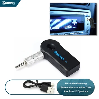 

3.5mm Jack Usb Bluetooth Transmitter Wireless For Audio Receiving Automotive Hands-free Calls Aux Turn 3.5 Speakers