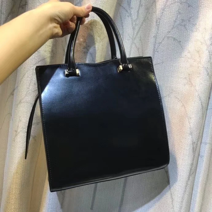 

2020 the new style fashion and Novel genuine cow leather women handbag 23cm 2 color