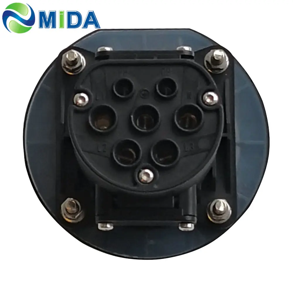 Лучшее качество гнездо для зарядки IEC 62196 2 EV/32Amp Тип гнездовой разъем