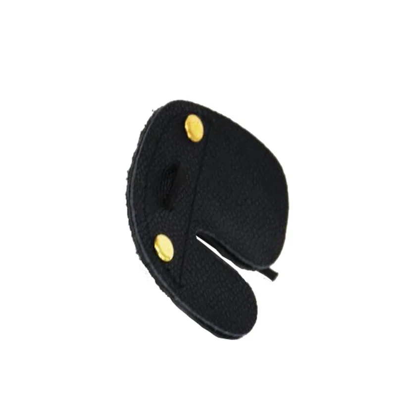 

Double layer Archery Leather Finger Guard Protection Pad Glove Tab Finger Gear Shooting Outdoor Protector