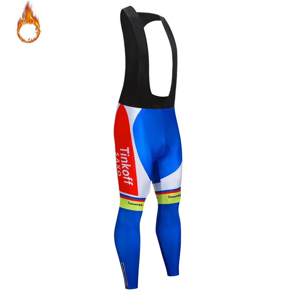 Велоспорт Джерси Тинькофф тур Велоспорт набор зимний термальный флис с длинными рукавами костюм Майо велосипед одежда Ropa Ciclismo - Цвет: 9