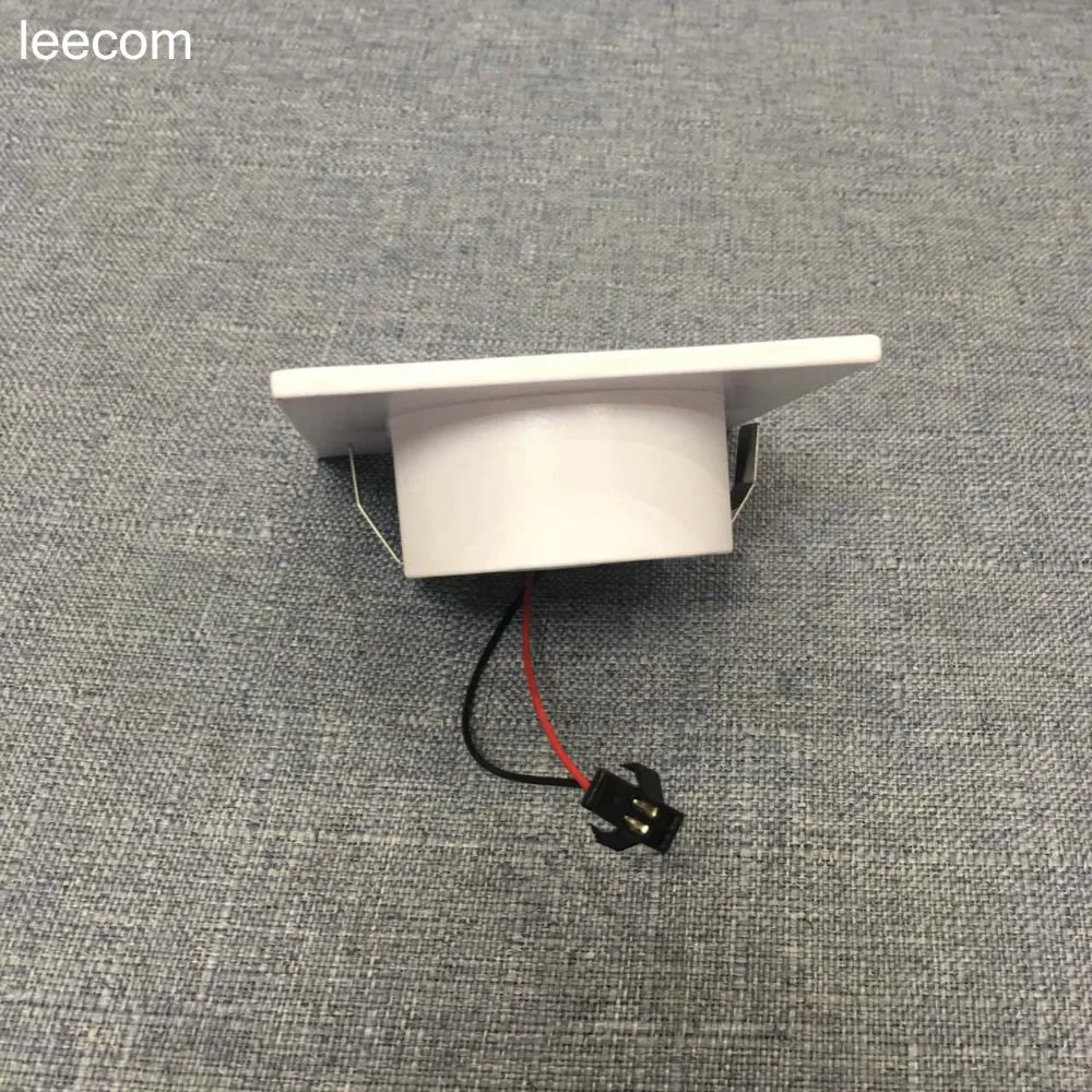 1pcs/lot Led Mini Cabinet Downlight 1w Diameter 80mm 230v White Frame Recessed Ceiling No Flicker Spot Lights For Home