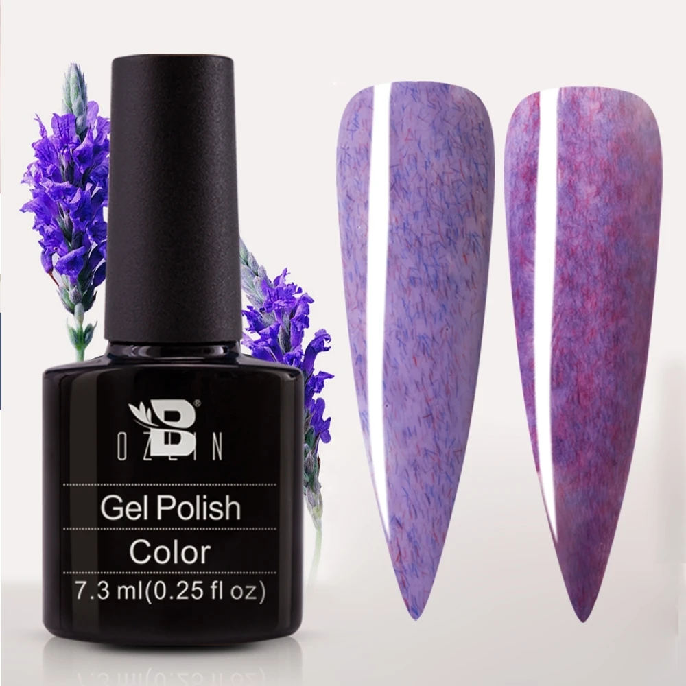 

BOZLIN 48 Colors Faux Fur Gel 7.3ML Long Lasting Effect Nails Gel Soak Off UV Gel Nail Polish Base Top Coat Gel Fur Gel Varnish