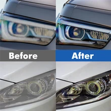 

Car Headlight Polishing Agent Scratch Remover Repair Fluid Headlight Renewal Polish And Maintenance Liquid Kit Auto Accessories