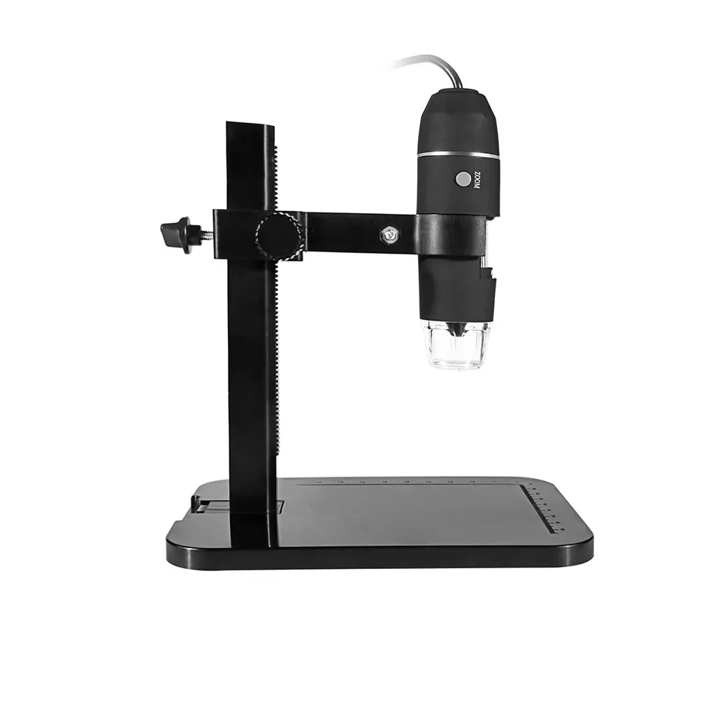 Plugable USB Digital Microscope with Flexible Arm Observation Stand for Windows, Mac, Linux Mini Microscope Camera
