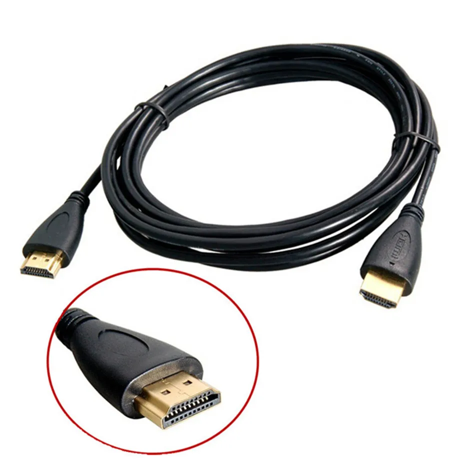 HDMI Cable video cables gold plated 1.4 1080P 3D Cable for HDTV splitter switcher 0.5m 1m 1.5m 2m 3m 5m 10m 15m