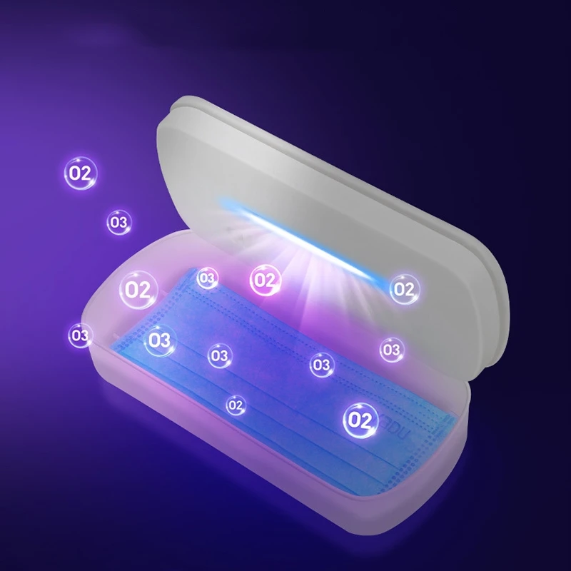 УФ Мини стерилизатор Перезаряжаемые LED коробка Travelable чехол для одежды мобильного