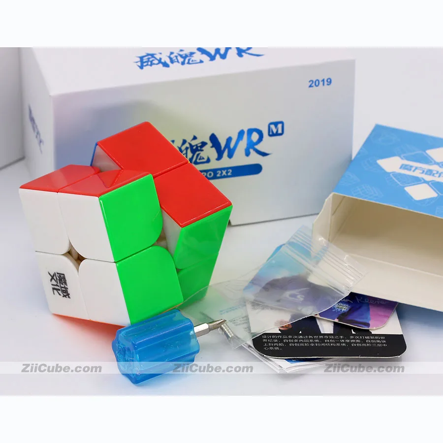 Магический куб-головоломка MoYu WeiPo WR WRM 2X2X2 2X2, без наклеек, профессиональный WCA чемпион, соревновательный куб, развивающие игрушки, игра в подарок
