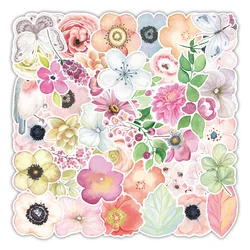 10/30/50PCS Nouvelle Plante Fleur Série Graffiti Autocollants Bagagerie Moto Bureau Décoration Murale Autocollants En Gros 