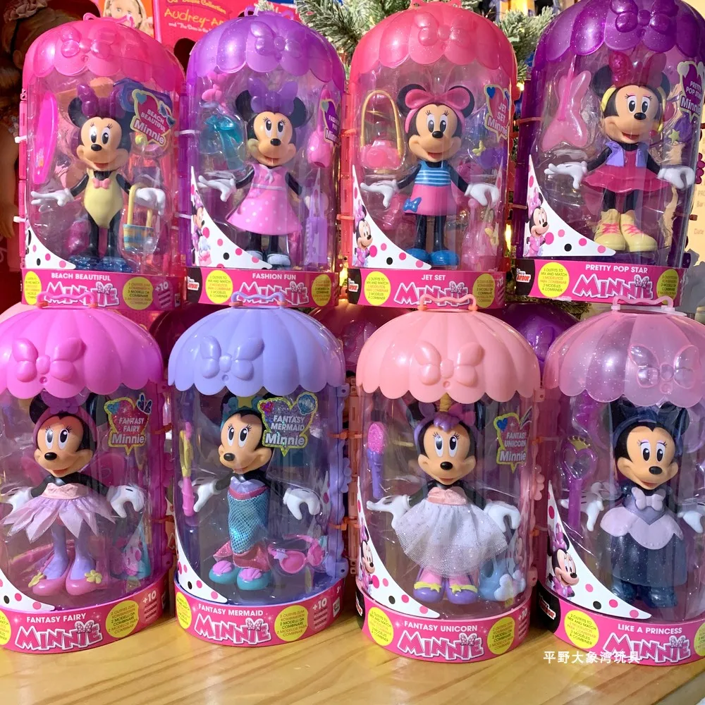 Disney casa de juegos de 26cm, Minnie Mouse, vestido, ropa, accesorios,  modelo de juego de simulación, regalos de Navidad para niños|Muebles de  juguete| - AliExpress