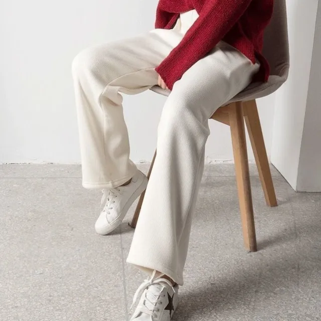 High Waist Fall Winter Pants Women 