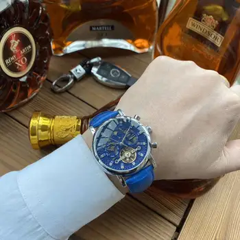 

aaaQuality watch men's 2020 automatic mechanical multi-function watch. Tourbillon movement.