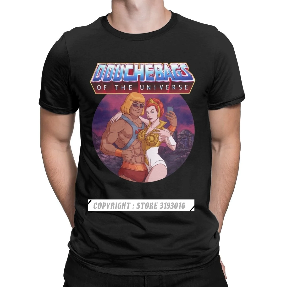 Camiseta Douchebags Of The Universe He-Man Of The Universe para hombre, ropa Skeletor de los 80, camisetas de algodón