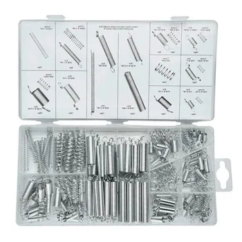 

200pcs Spring Combination Kit Zinc Plated Compression Extension Springs for Repairs Tension Spring Kit Portable Multitools