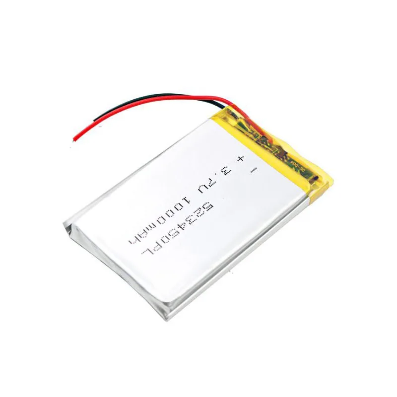 1000mah 3,7 V 523450 литий-ионные полимерные lipo Аккумуляторы для смартфонов DVD MP3 MP4 MP5 светодиодный bluetooth-гарнитура