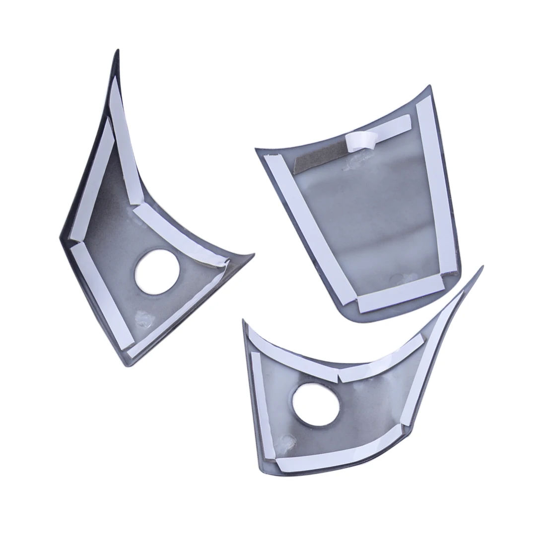DWCX 3 шт. углеродное волокно стиль руль панель Крышка отделка рамка ABS подходит для Tesla модель 3