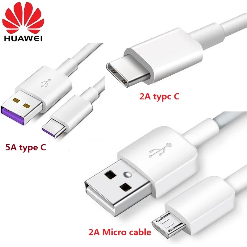 Оригинальный кабель Huawei Type C 100 см USB 3 1 для быстрой зарядки и передачи данных P9 P10